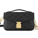 Túi LV Pochette Métis East West Monogram Empreinte Black M46595 Đen sang trọng