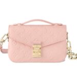 Túi LV Pochette Métis East West Monogram Empreinte Pink M47045 Hồng sang trọng và thời thượng