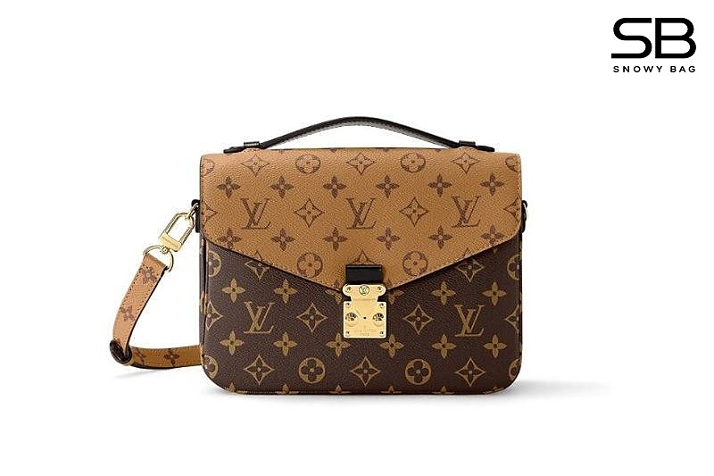 Túi LV Pochette Metis Monogram Reverse Nâu 25CM sang trọng và tinh tế
