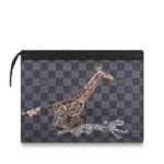 Túi LV Pochette Voyage MM Damier Graphite N64605 sang trọng