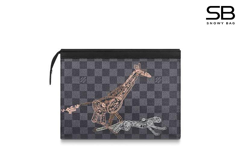 Túi LV Pochette Voyage MM Damier Graphite N64605 sang trọng