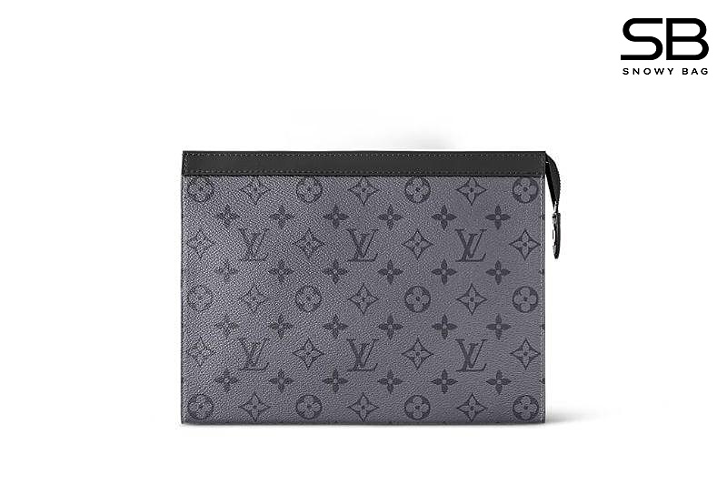 Túi LV Pochette Voyage MM Eclipse Reverse Xám 27CM sang trọng và đẳng cấp