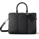 Túi LV Porte-Documents Voyage PM Damier Graphite 36CM sang trọng