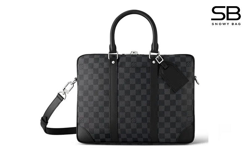 Túi LV Porte-Documents Voyage PM Damier Graphite 36CM sang trọng