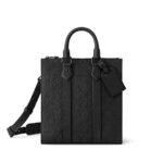 Túi LV Sac Plat Cross Bag M21884 Black Monogram Taurillon Đen sang trọng