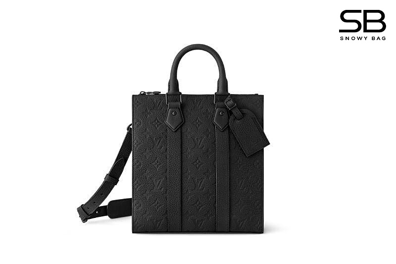 Túi LV Sac Plat Cross Bag M21884 Black Monogram Taurillon Đen sang trọng