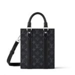 Túi LV Sac Plat Mini M46453 Monogram Eclipse Đen Xám sang trọng