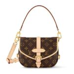 Túi LV Saumur BB Monogram Màu Nâu Kem sang trọng và đẳng cấp