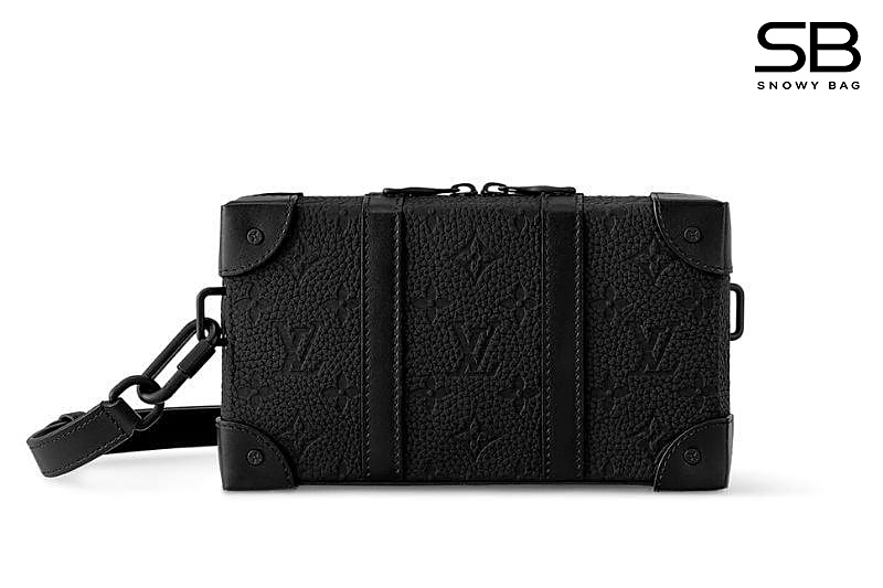 Túi LV Soft Trunk Wallet Bag M80224 Monogram Taurillon 22CM Đen sang trọng