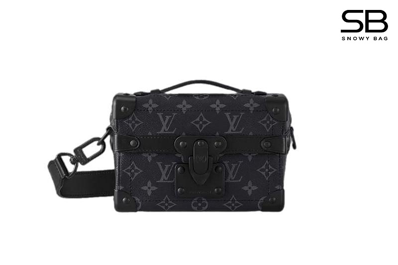 Túi LV Soul Trunk M11743 Monogram Eclipse Canvas Đen Xám sang trọng
