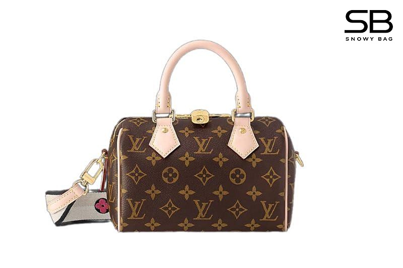 Túi LV Speedy Bandouliere 20 M46234 Nâu Kem sang trọng và thời thượng