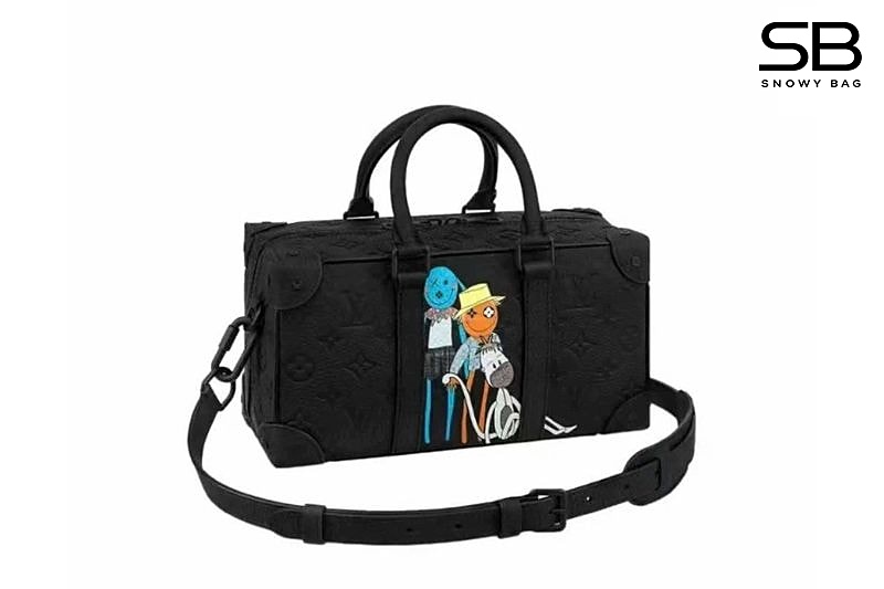 Túi LV Speedy Soft Trunk Zoom with Friend Black Taurillon Đen sang trọng