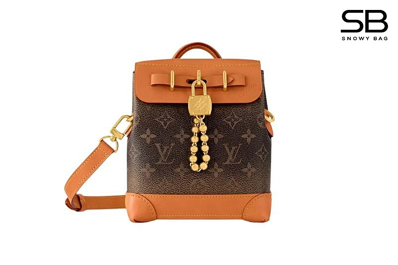 Túi LV Steamer 15 M11630 Monogram Dust Canvas Nâu sang trọng