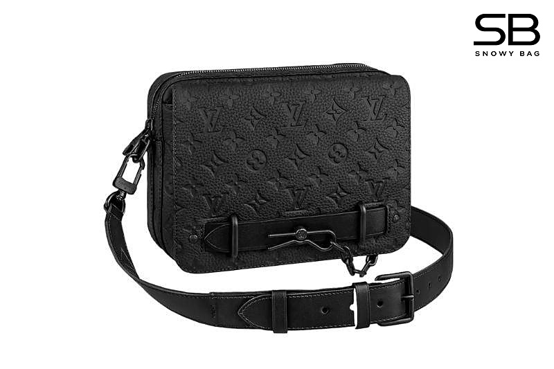 Túi LV Steamer Messenger Monogram Taurillon Đen sang trọng và đẳng cấp