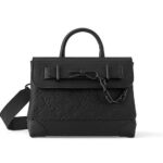 Túi LV Steamer PM M24436 Black Monogram Taurillon Màu Đen sang trọng