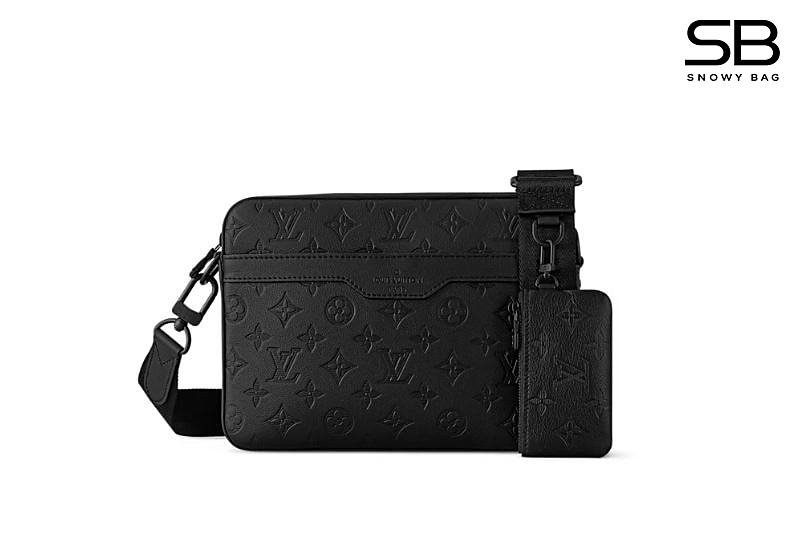 Túi LV Trio Messenger Black Monogram Shadow M46602 Đen sang trọng
