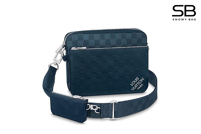 Túi LV Trio Messenger N40438 Blue Damier Infini Xanh Dương sang trọng