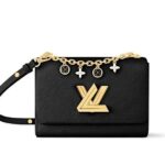Túi LV Twist Mm Monogram Flower Charm M11723 Black Epi Đen sang trọng và đẳng cấp