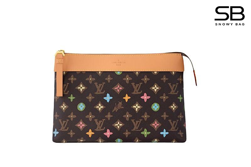 Túi LV Tyler Pochette Voyage Souple M83568 Chocolate Monogram Craggy Nâu sang trọng