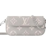 Túi LV Wallet on Chain Ivy M14225 Grey White Monogram Empreinte sang trọng.