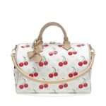 Túi LV X Takashi Murakami Speedy Soft Bandouliere 20 Brown Cherry Monogram sang trọng
