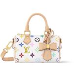 Túi LV x TM Nano Speedy Multicolor Monogram Canvas M13391 Trắng sang trọng