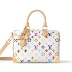 Túi LV x TM Speedy Bandoulière 25 Multicolor Monogram Canvas M13085 Trắng sang trọng