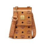 Túi MCM Crossbody Phone Case in Visetos Original Cognac Nâu sang trọng và thời thượng