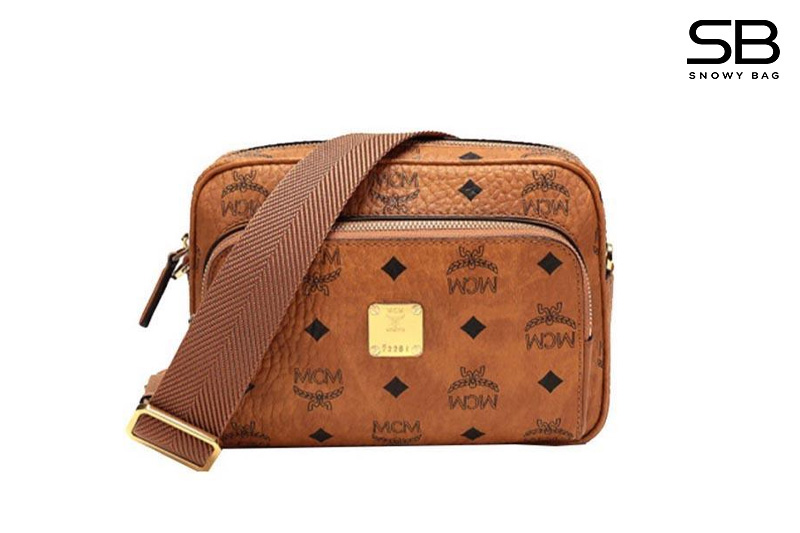 Túi MCM Đeo Chéo Klassik Crossbody in Visetos Nâu 22CM