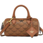 Túi MCM Ella Boston Bag in Lauretos Brown Màu Nâu sang trọng