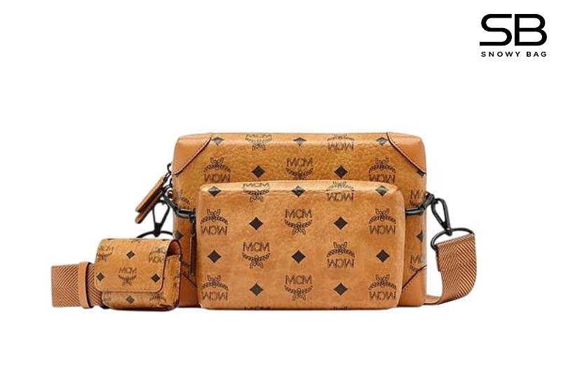 Túi MCM Klassik Multifunction Crossbody in Visetos Cognac Nâu sang trọng và tinh tế