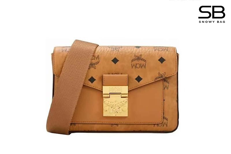 Túi MCM Tracy Crossbody in Visetos Nâu sang trọng và thời thượng