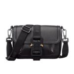 Túi Mini Dior Hit the Road Messenger Bag with Flap Black Calfskin Đen sang trọng