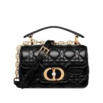 Túi Mini Dior Jolie Top Handle Bag Black màu đen sang trọng
