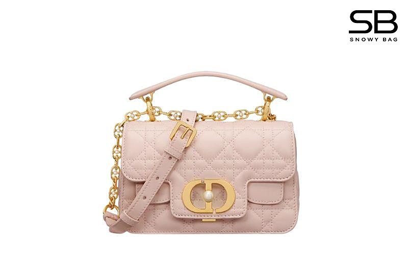 Túi Mini Dior Jolie Top Handle Bag Blush Pink màu hồng phấn sang trọng