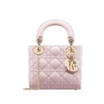 Túi Mini Lady Dior Bag Blush Pink Lambskin GHW Hồng Nhạt sang trọng và tinh tế