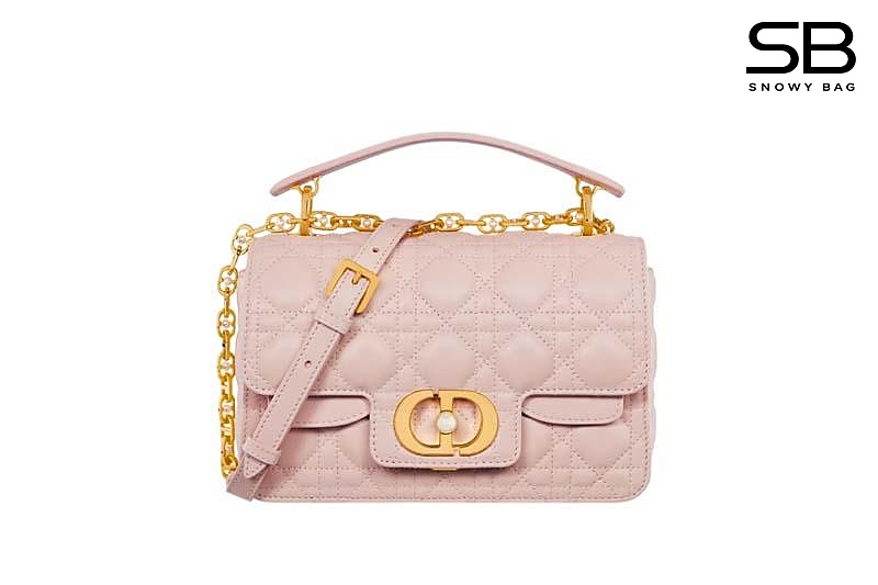 Túi Small Dior Jolie Top Handle Bag Blush Pink Màu Hồng Phấn sang trọng