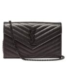 Túi YSL Envelope Classic Cassandre WoC 22CM So Black Caviar sang trọng