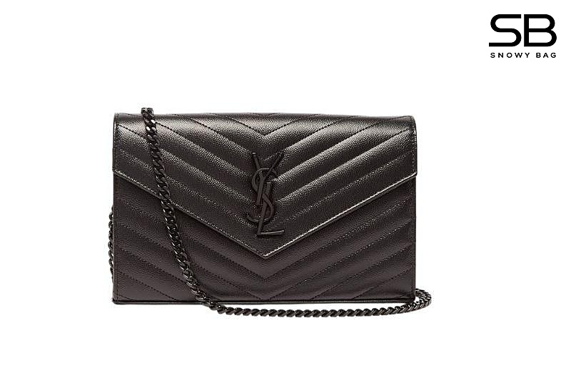 Túi YSL Envelope Classic Cassandre WoC 22CM So Black Caviar sang trọng