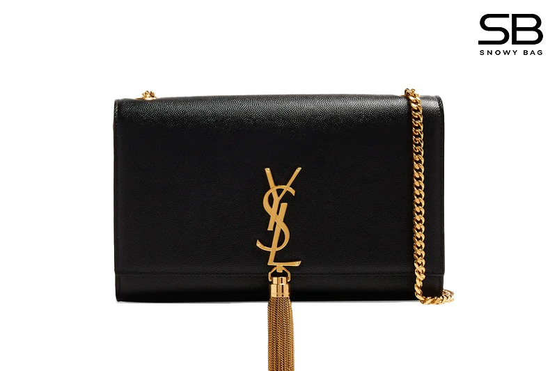 Túi YSL Kate Đen Da Hạt Khoá Vàng sang trọng và tinh tế