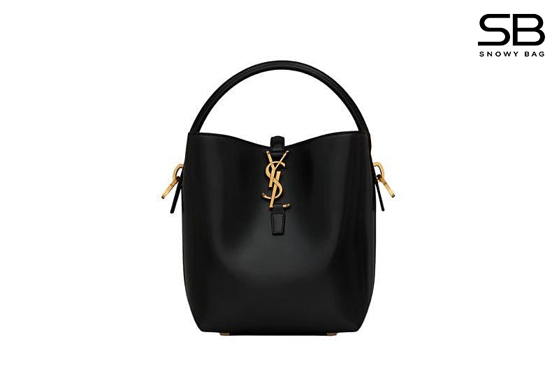 Túi YSL Le 37 Small in Shiny Leather Black màu đen sang trọng