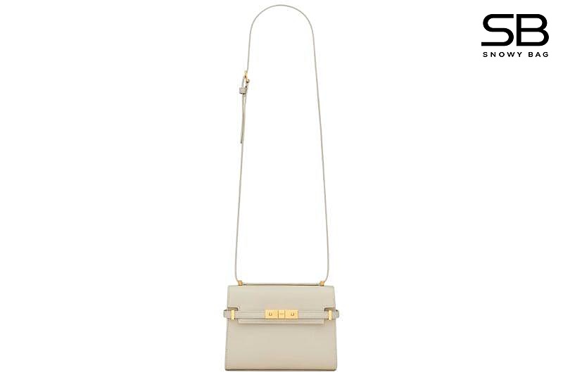 Túi YSL Mini Manhattan in Box Black GHW Màu Trắng sang trọng