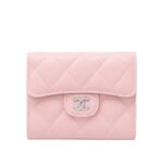 Ví Chanel Classic Flap Wallet Pink Lambskin SHW Màu Hồng sang trọng và tinh tế