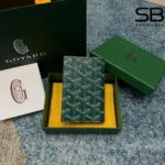 Ví Goyard Saint Pierre Card Holder Green Màu Xanh Lá Best Da Ý sang trọng