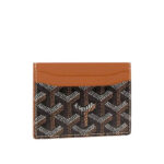 Ví Goyard Saint Sulpice Card Wallet Black Tan màu nâu đen sang trọng
