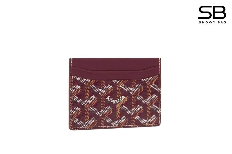 Ví Goyard Saint Sulpice Card Wallet Burgundy Màu Đỏ sang trọng và đẳng cấp.