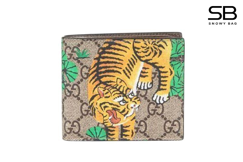 Ví Gucci Bengal Tiger Bi Fold Wallet sang trọng và đẳng cấp