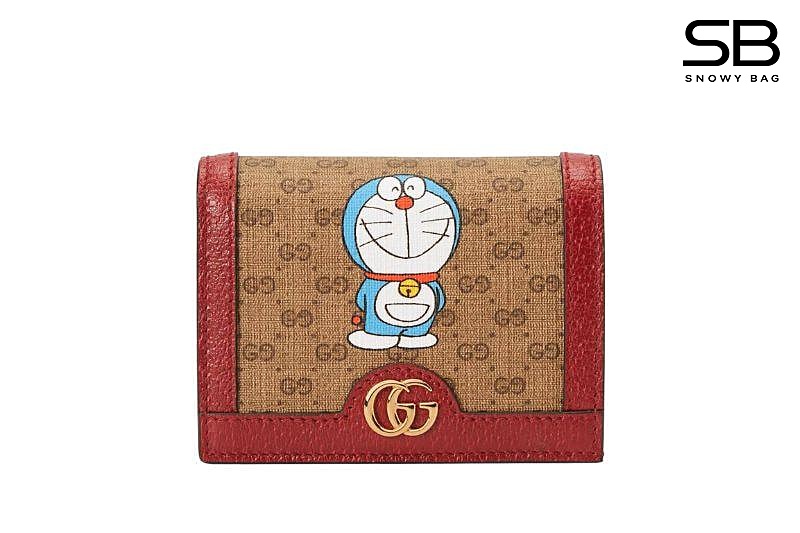 Ví Gucci Doraemon Card Case sang trọng, phong cách độc đáo.