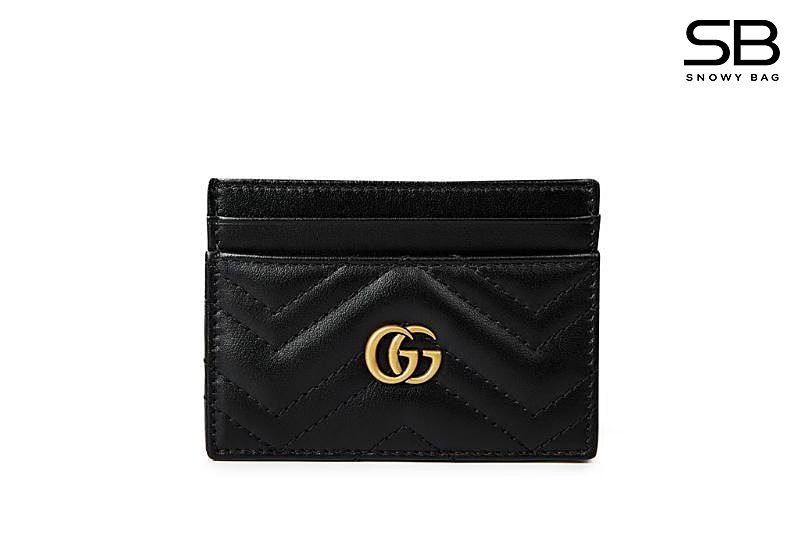 Ví Gucci GG Marmont Card Case Black màu đen sang trọng và tinh tế