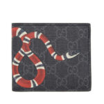 Ví Gucci Kingsnake Bifold Wallet Grey Leather Xám Hình Rắn sang trọng và đẳng cấp